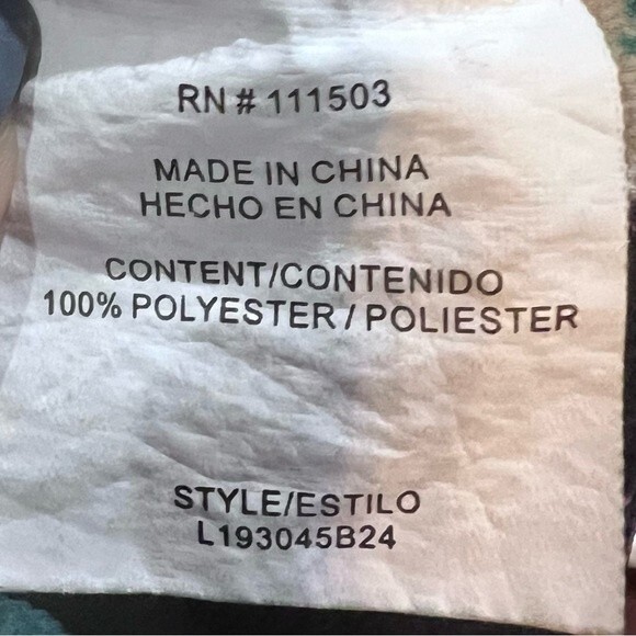 Lily Black cold shoulder black floral top size medium - Picture 7 of 7